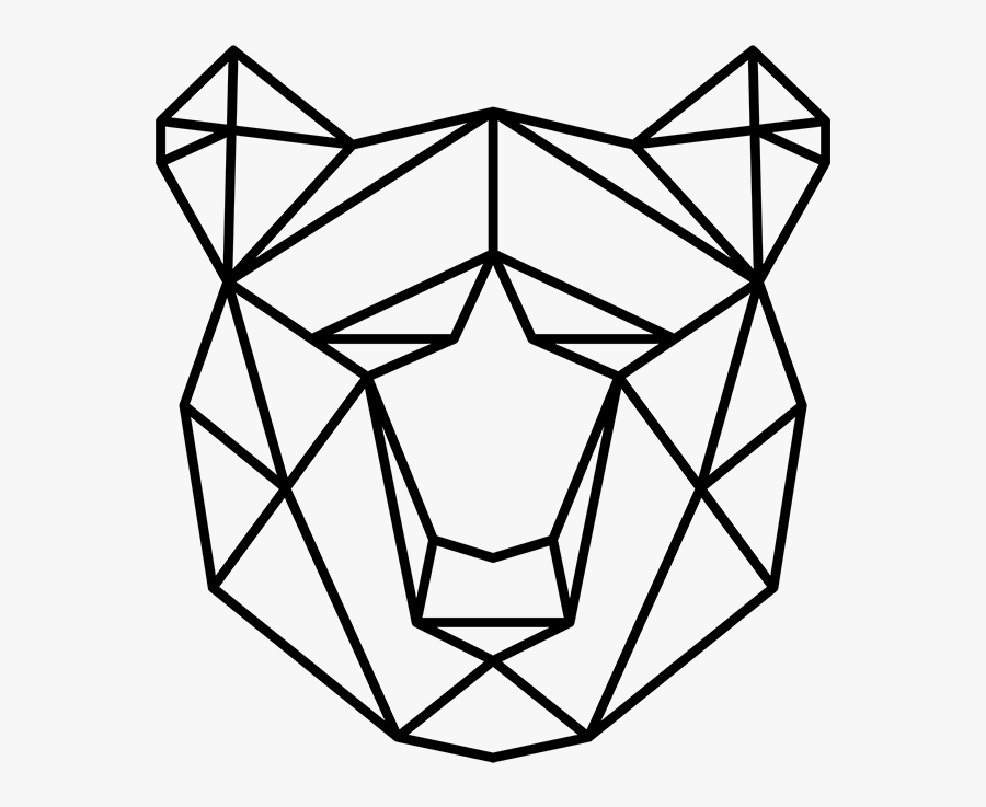 Animal Geometric Shape Bear , Free Transparent Clipart - ClipartKey