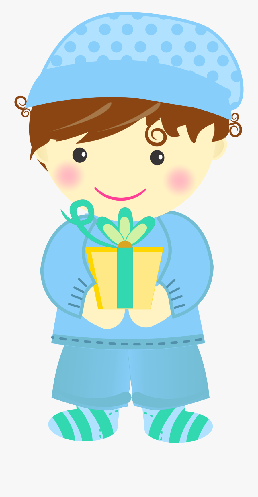 Baby Boy First Birthday Clipart, Transparent Clipart