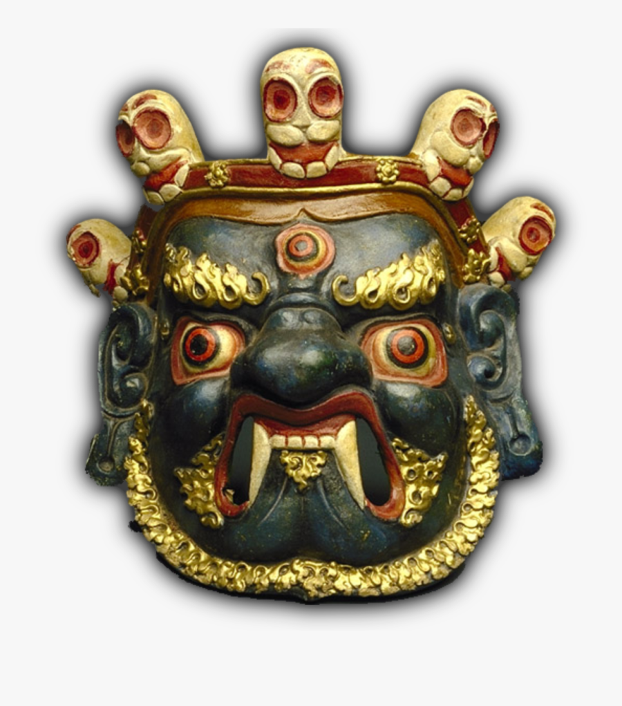 Mahakala Mask, Transparent Clipart