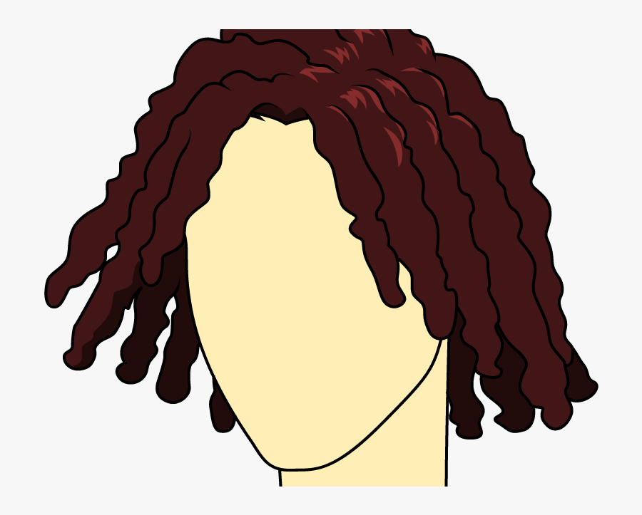 Transparent Male Hair Png - Cartoon Dreads Png , Free Transparent Clipart -...