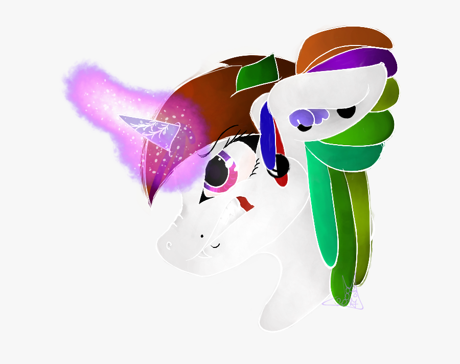 Dread Drawing Dreadlock Hair Frames Illustrations Hd - Dreadlock Unicorn, Transparent Clipart