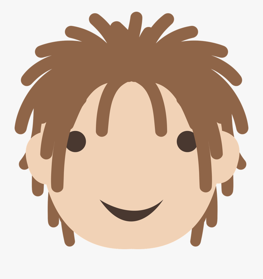 Clipart Boy With Dreadlocks, Transparent Clipart
