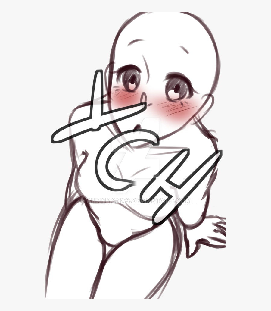 Transparent Ankle Clipart - Anime Poses, Transparent Clipart