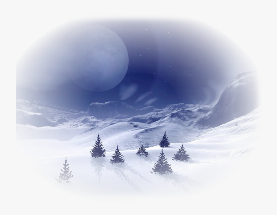 Christmas Gif Silent Night - Snowland Background, Transparent Clipart