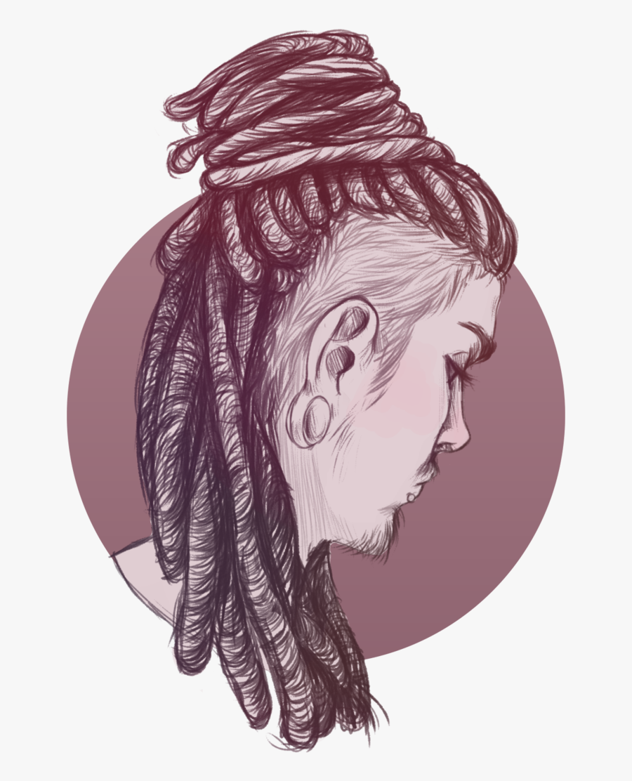 Rapper Cartoon With Dreads