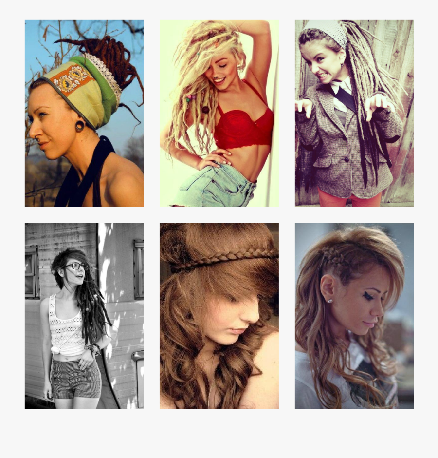 Dreads And Braids - Cute Girls With Dreads, Transparent Clipart