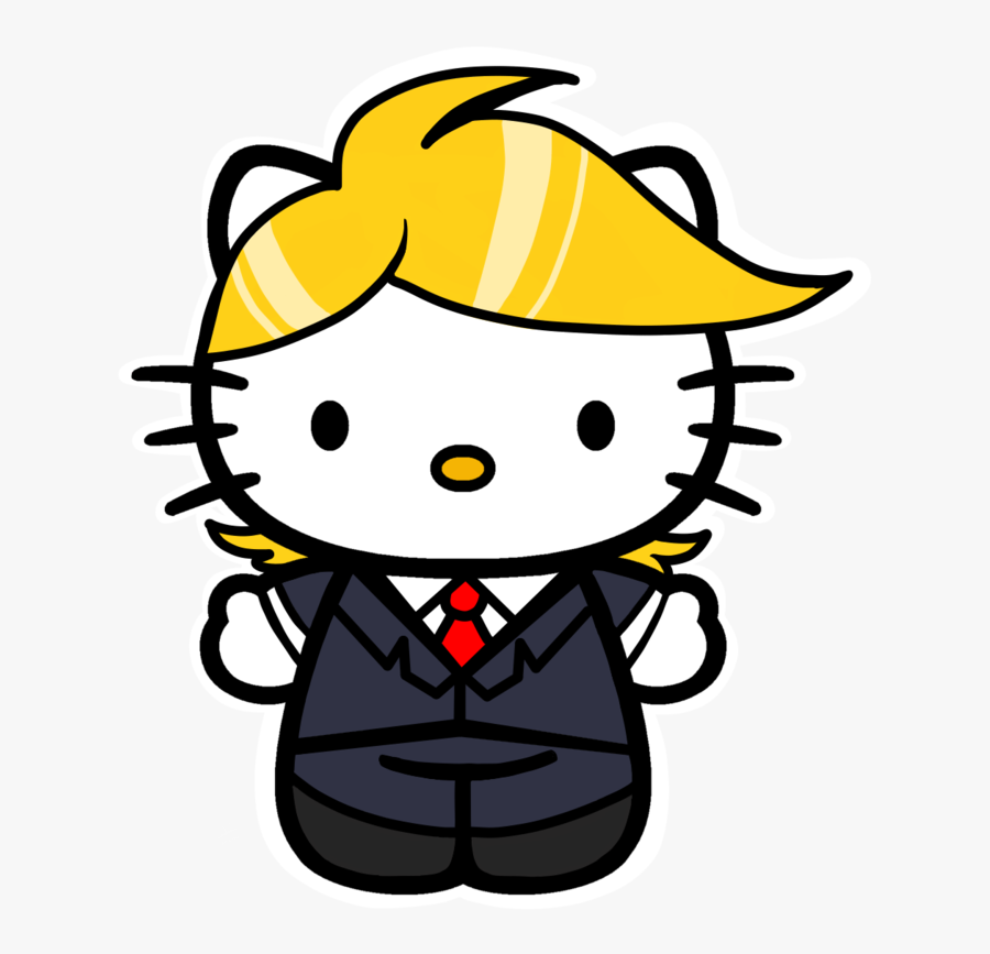 Clipart Hat Dictator - Hello Kitty No Background, Transparent Clipart