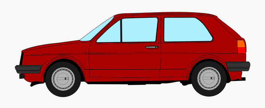 Volkswagen Drawing Transparent Png Clipart Free Download - Vw Golf 2 Side, Transparent Clipart