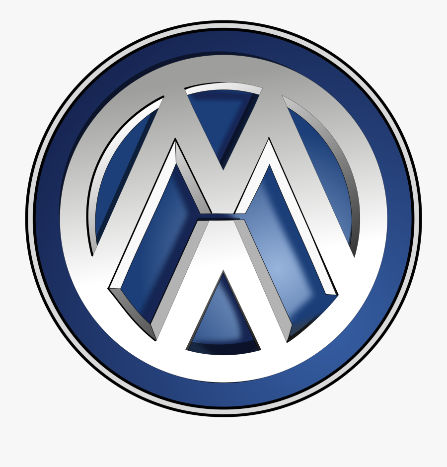 Clip Art Logo Volkswagen Png - Volkswagen Logo Upside Down, Transparent Clipart