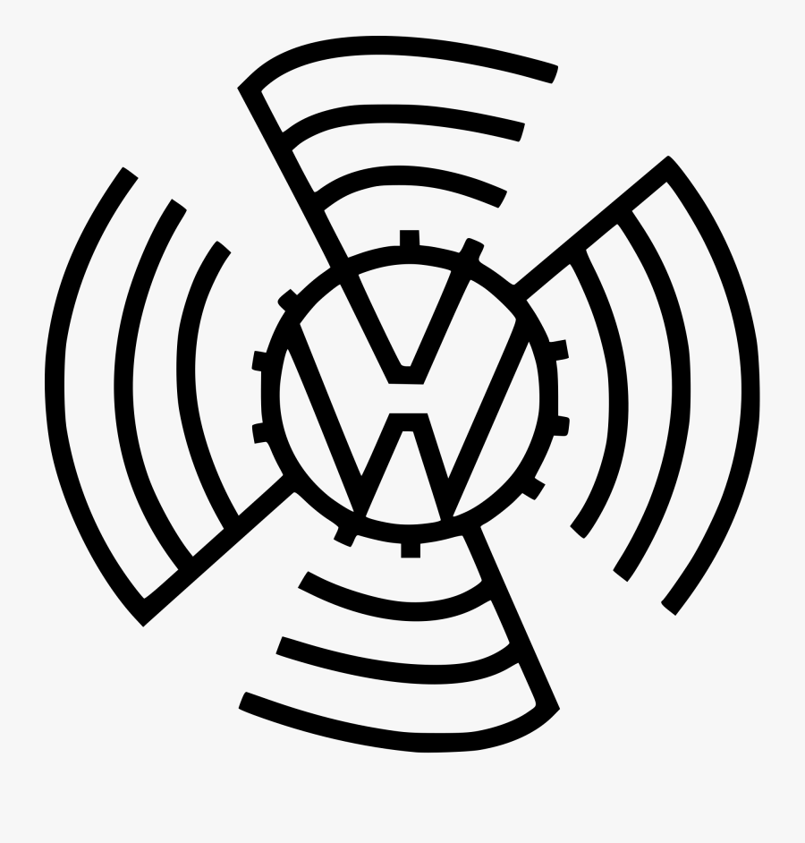 Filevw Logo During The 1930s - First Vw Logo, Transparent Clipart