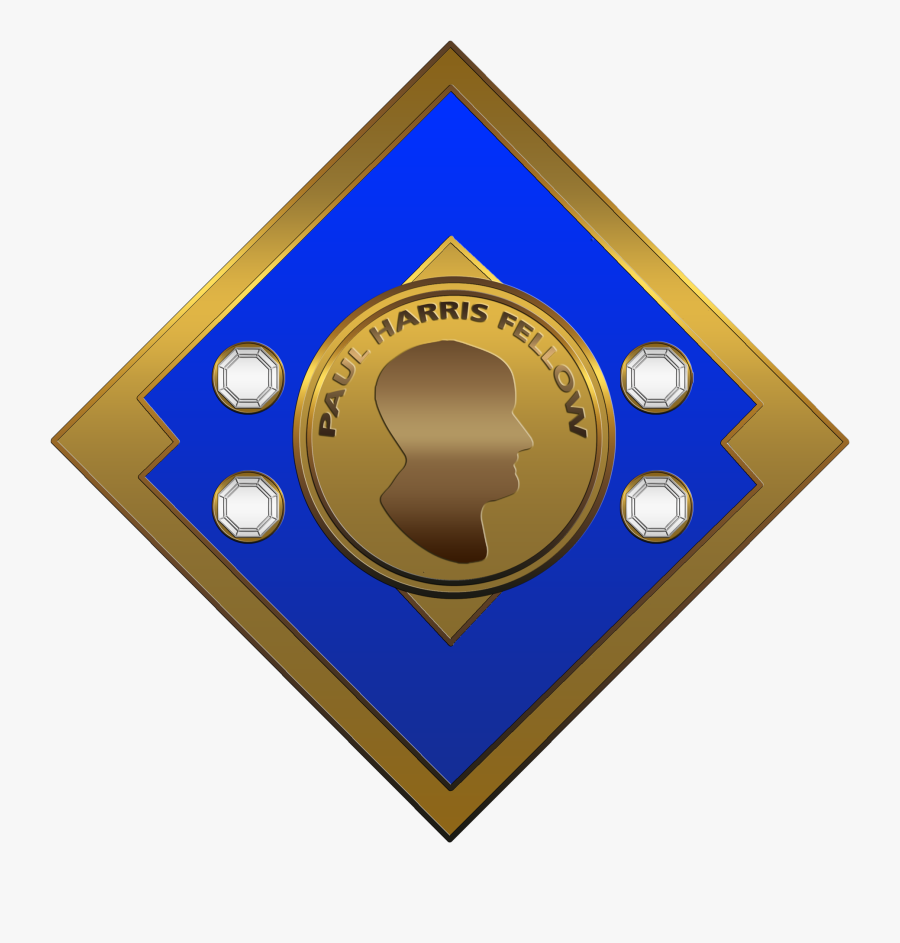 Rotary Custom Pins Clip Art District - Circle, Transparent Clipart