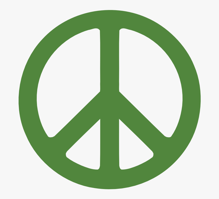 Flag Flagartist - - Peace Symbol Green, Transparent Clipart