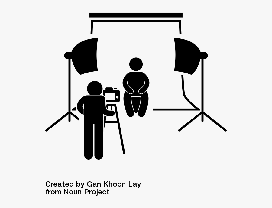 Students Who Didn"t Have Their Picture Taken Before - Photography Studio Icon Png, Transparent Clipart