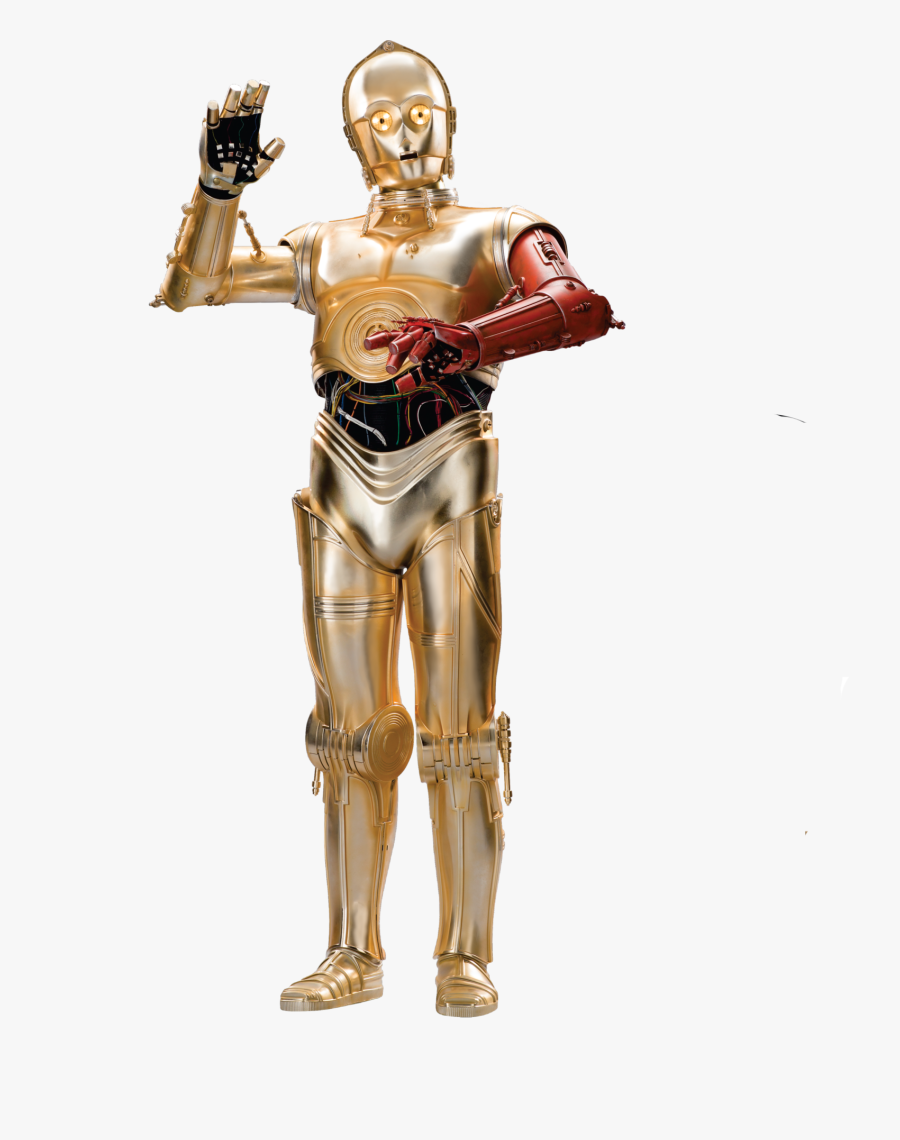Transparent Star Wars Background Png - C3po Red Arm, Transparent Clipart