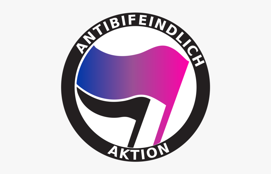 Emblem,area,purple - Antifa Logo No Background, Transparent Clipart