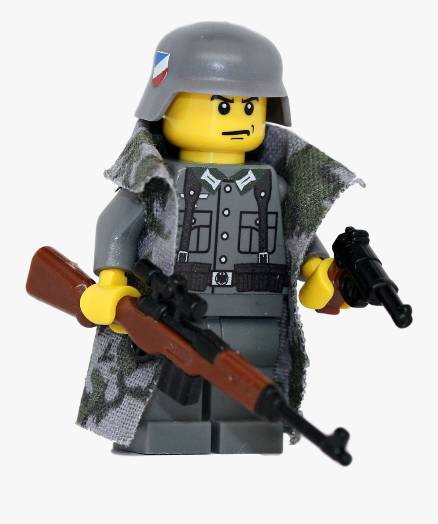 Transparent Ww2 Helmet Png - Lego World War Two Mini Figure, Transparent Clipart