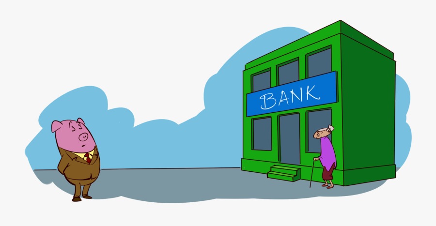 Cartoon Selfish Pig Illustration For Children"s - Cartoon, Transparent Clipart