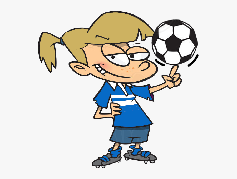 This Program Is For Players In The U8boys And U8girls - Cartoon Soccer, Transparent Clipart