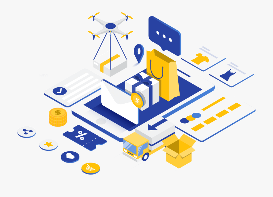 Artificial Intelligence Retail, Transparent Clipart