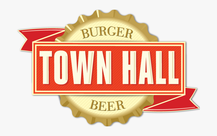Town Hall Burger And Beer, Transparent Clipart