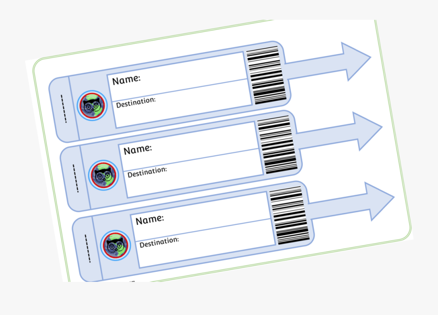 Luggage Label Template Free Download