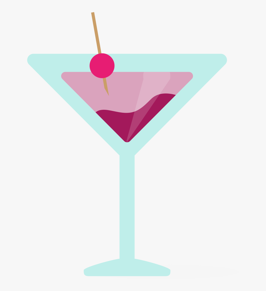 Martini Wine Glass Cup Drink Cup Drink - Cocktail, Transparent Clipart