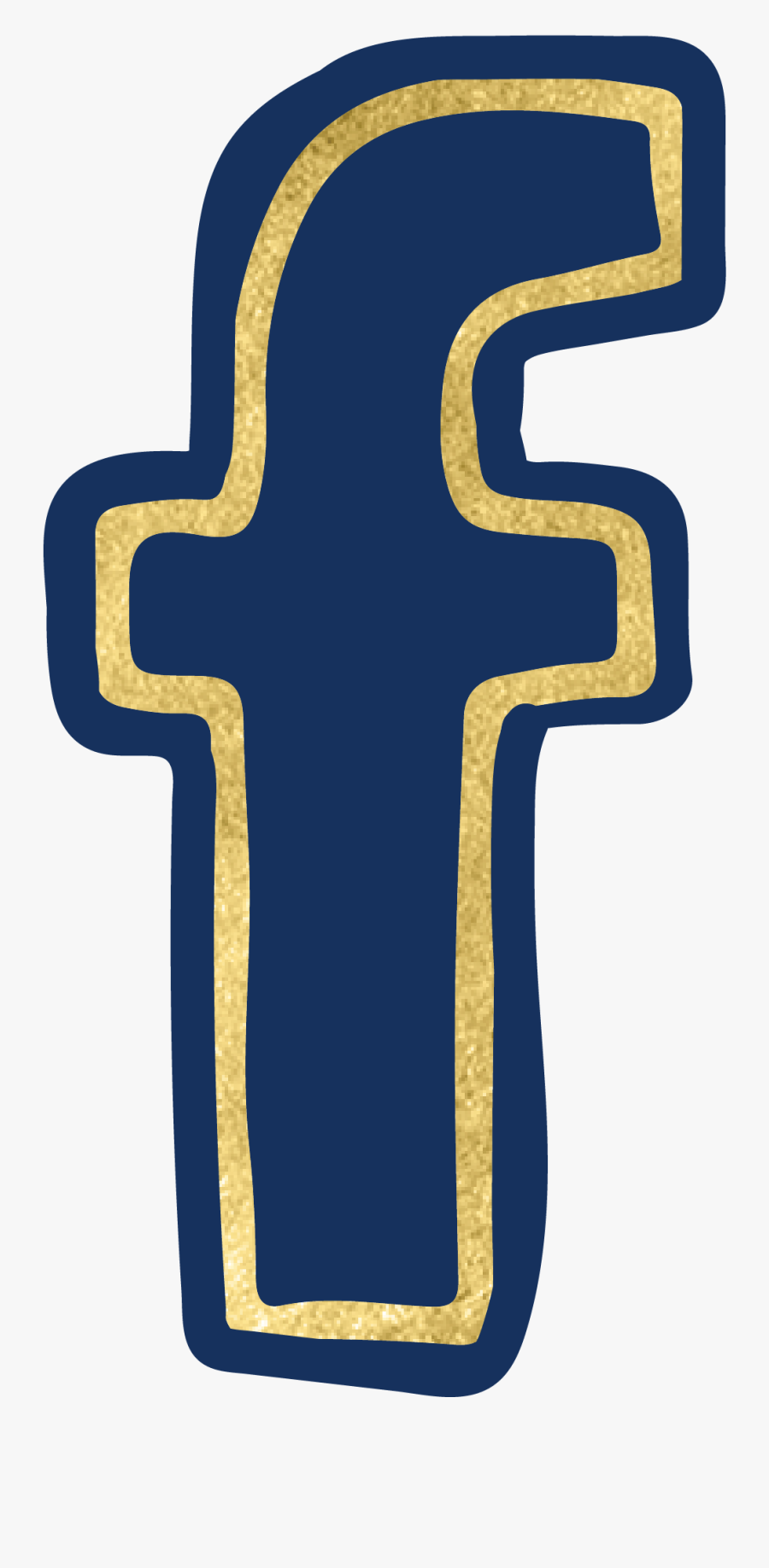 Facebook - Cross, Transparent Clipart