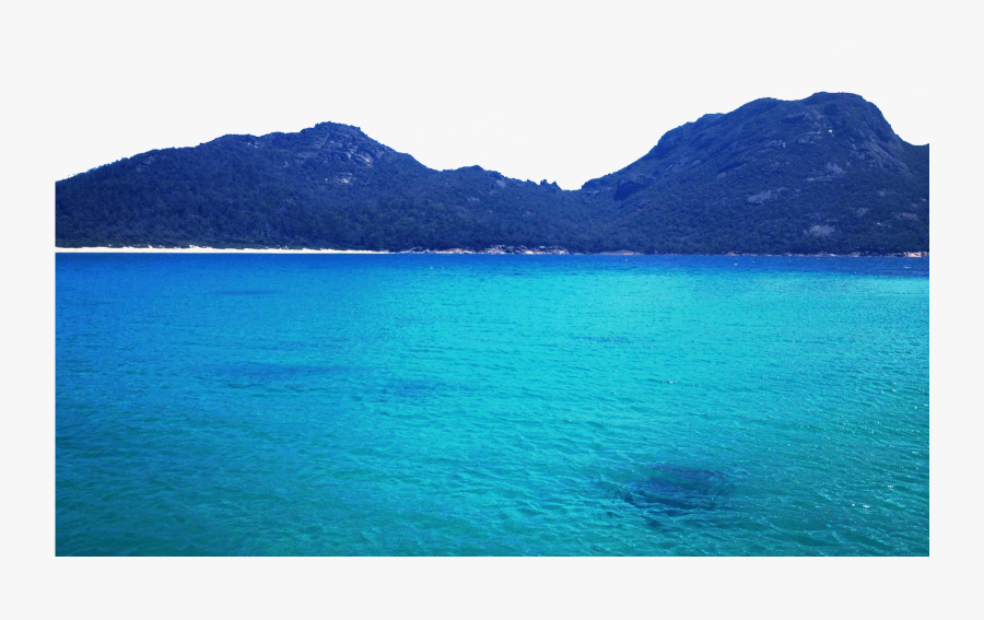 Transparent Mountain Scenery Clipart - Sea, Transparent Clipart