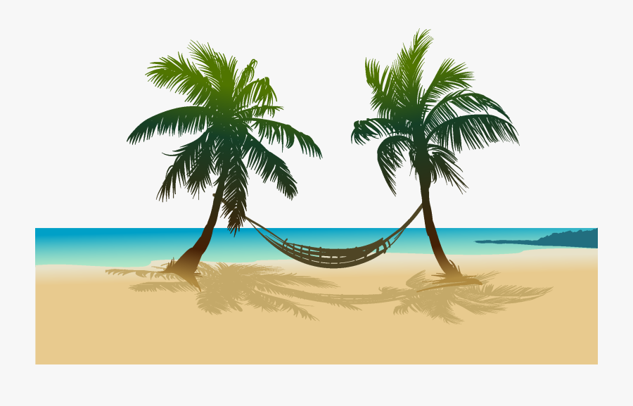 Arecaceae Transprent Png Free Download Plant Leaf - Playas Con Palmas De Coco, Transparent Clipart