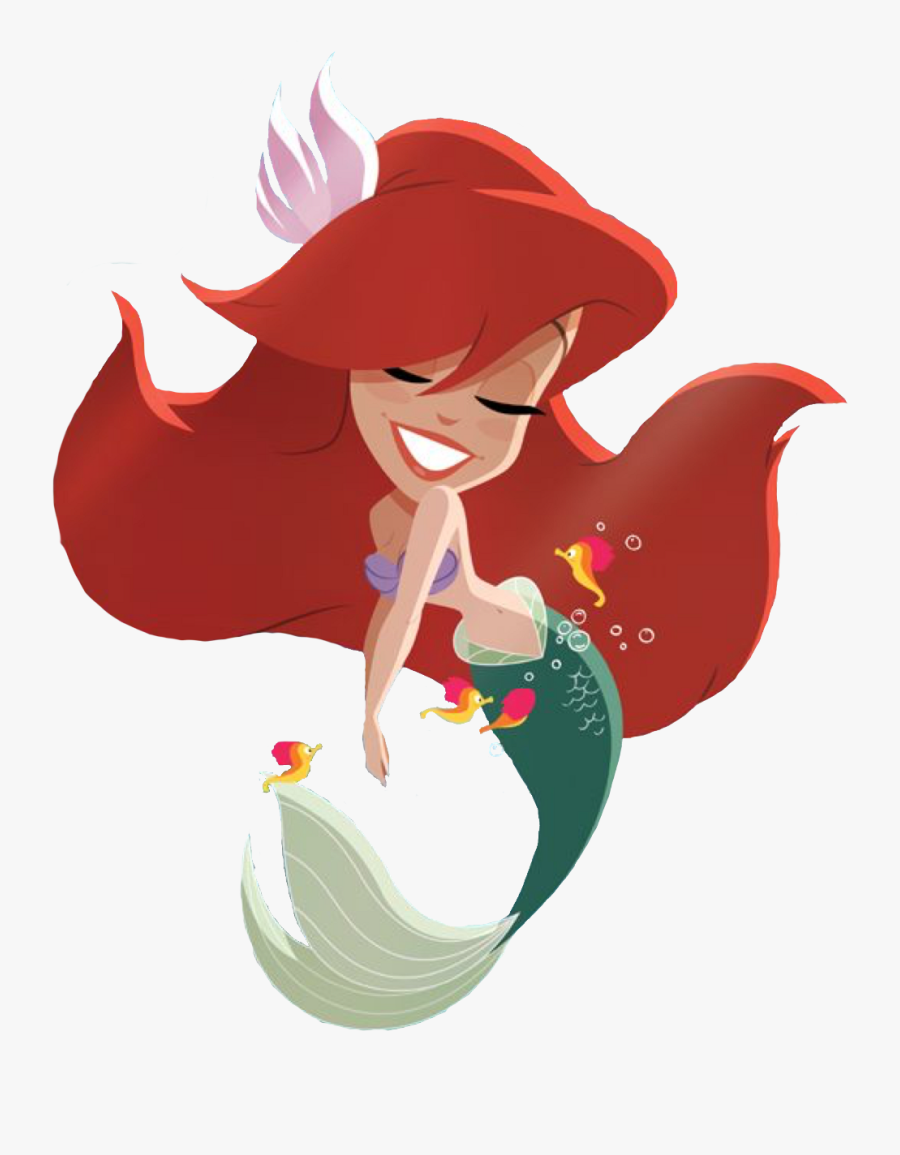 Transparent Cute Seahorse Clipart - Little Mermaid Ariel Cute, Transparent Clipart