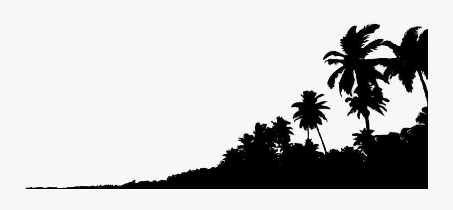 Goa Beach Silhouette 1 - Beach Silhouette Png, Transparent Clipart