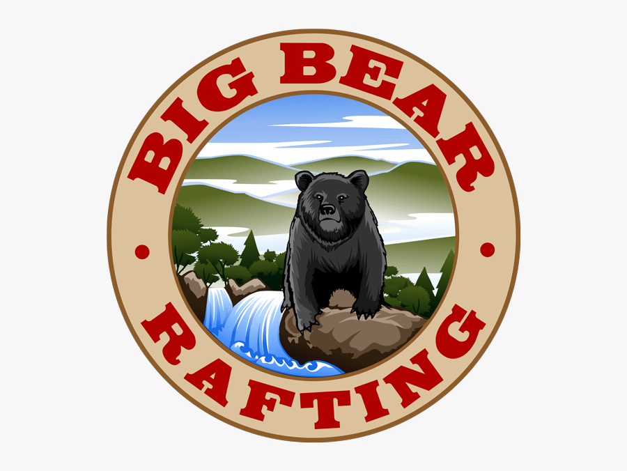 Big Bear Rafting - American Black Bear, Transparent Clipart