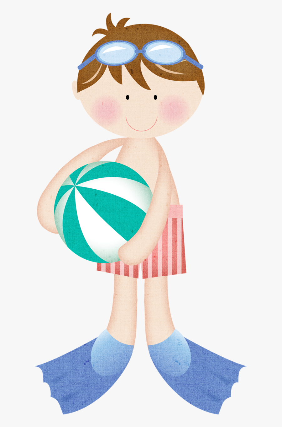 Transparent Swim Clipart - Menino Natacao Cute Png, Transparent Clipart