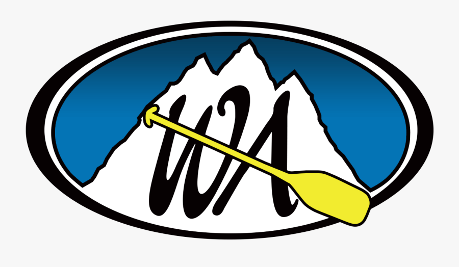 Wilderness Aware Rafting Logo, Transparent Clipart