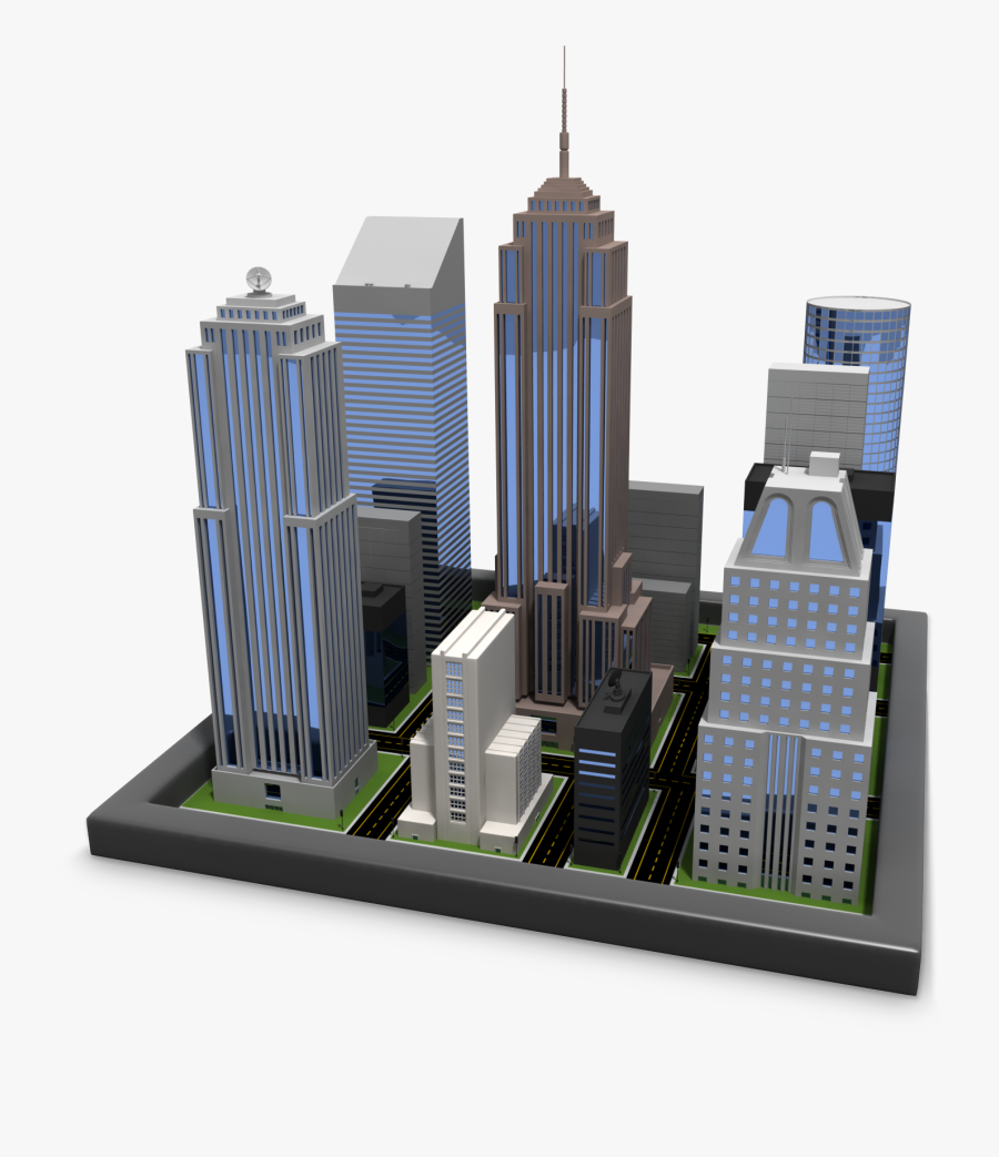 2 Picture, Bridges Of New York - Skyscraper, Transparent Clipart