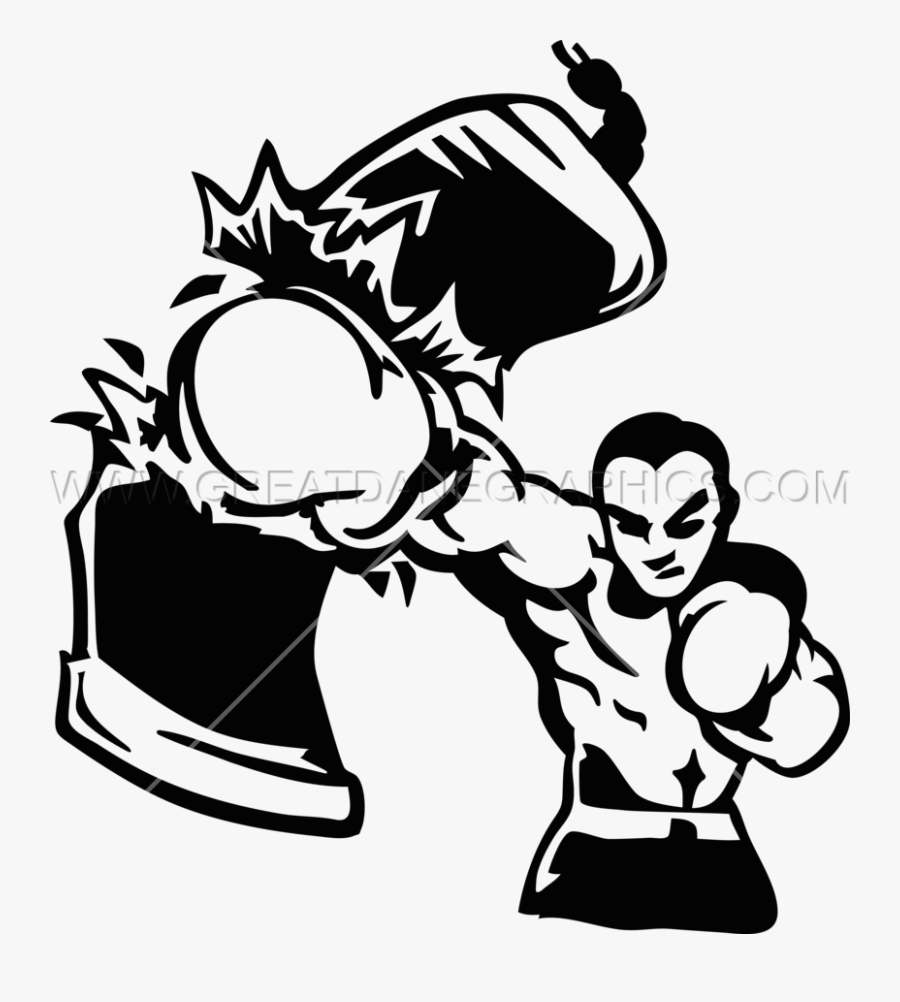 Boxing Clipart Punching Bag - Punching Bag Boxing Clipart, Transparent Clipart