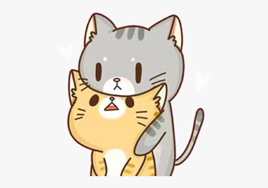 #fretoedit #cat #cats #kawaii #cute #cutecat #cuteanimals - Stickers De Gatitos Para Whatsapp, Transparent Clipart