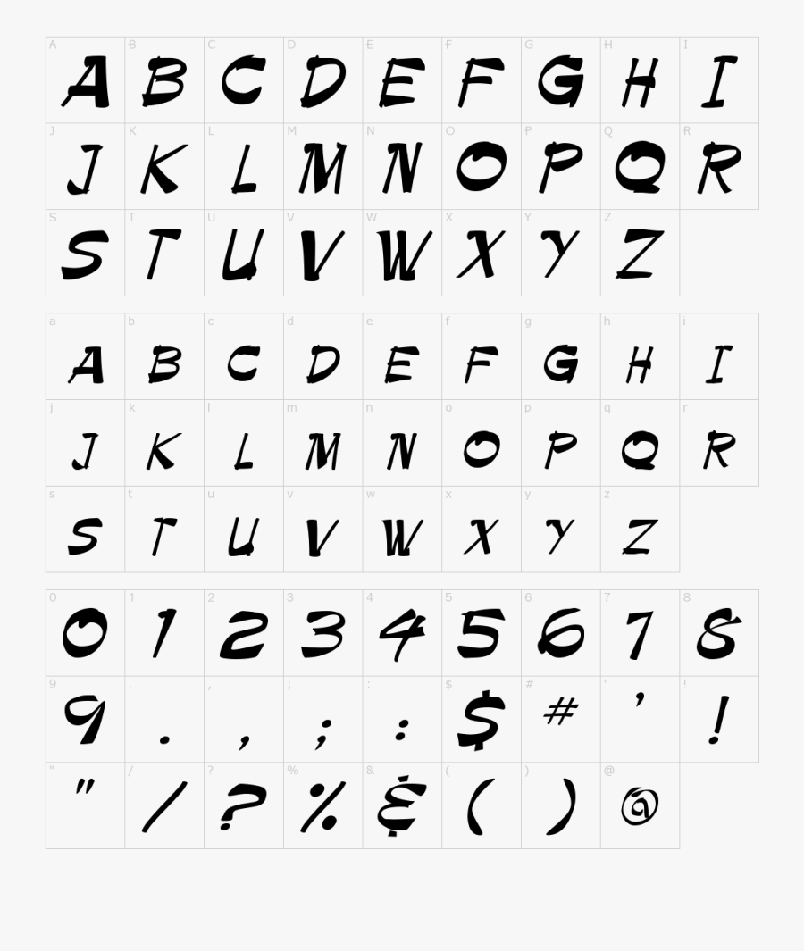 Clip Art Paint Brush Font - Blenda Font, Transparent Clipart