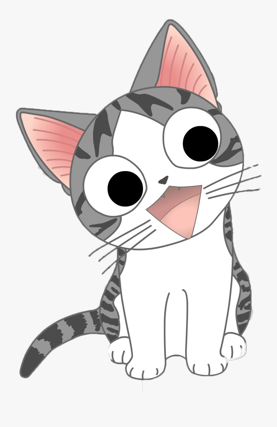 Kitten Clipart Anime Cat, Transparent Clipart