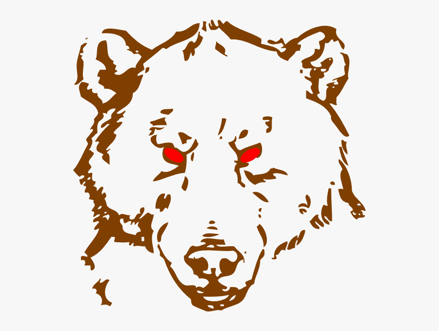 Bear Line Drawing Png, Transparent Clipart