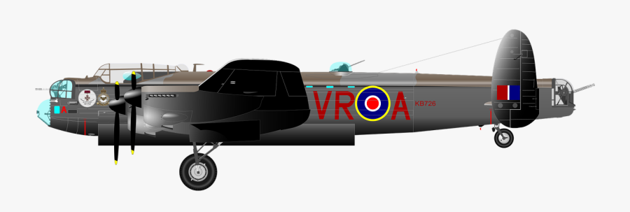 Aviation Clipart Wwii - Avro Lancaster Clipart, Transparent Clipart