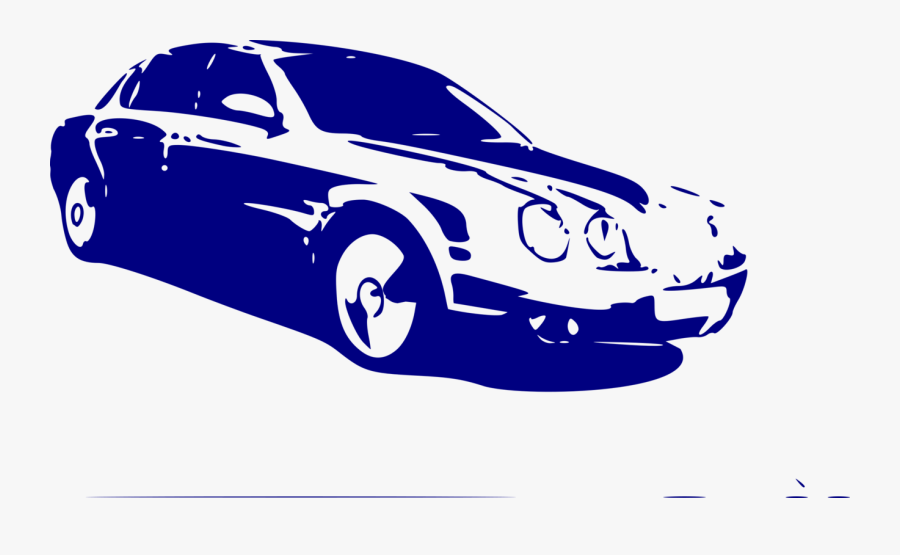 Blue,compact Car,car - Clip Art, Transparent Clipart