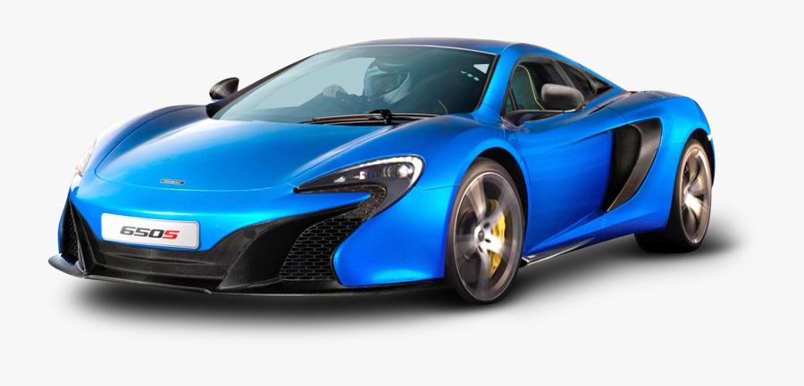 Blue Car Clipart Clear Background - Mclaren 650s, Transparent Clipart