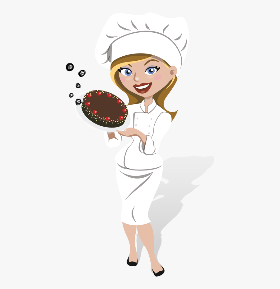 Adesivo De Geladeira Cozinheira, Transparent Clipart