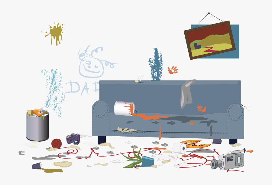 Transparent Clean Up Table Clipart - Illustration, Transparent Clipart