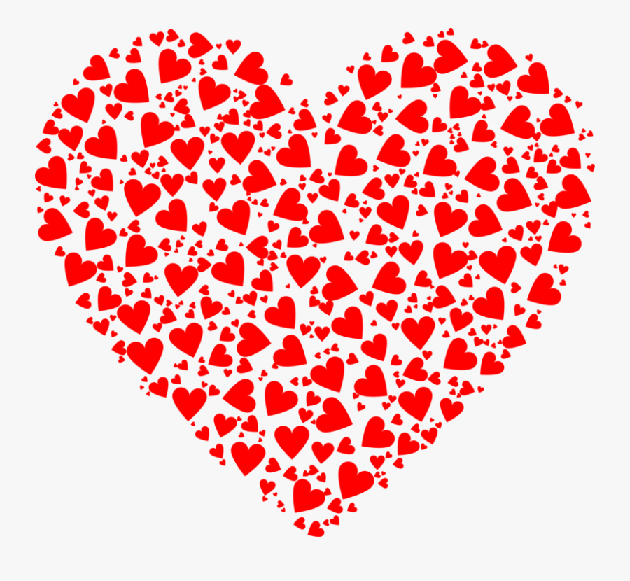 Paw Print Heart, Transparent Clipart