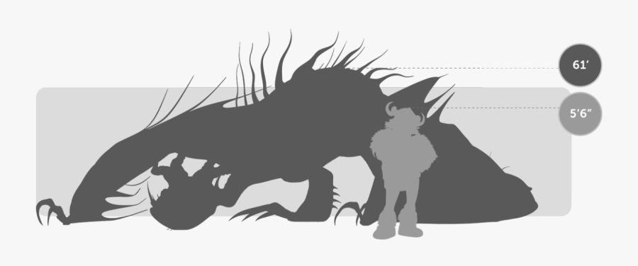 Silhouette Train Clipart Toothless Hookfang Meatlug - Monstrous Nightmare Dragon Drawings, Transparent Clipart