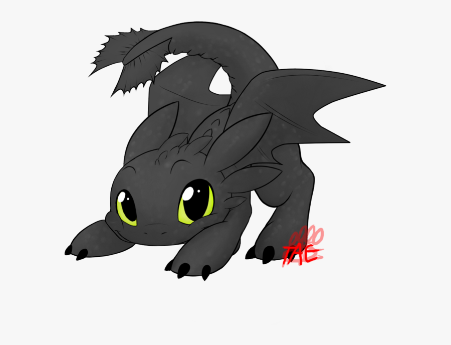 Love Toothless Acts Just Like My Cat ^ ^ - Toothless The Dragon Drawing Easy, Transparent Clipart