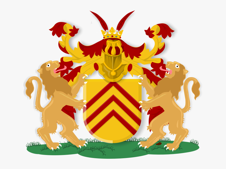 The Respectful Van Dorth Family Coat Of Arms, Which - Crest, Transparent Clipart