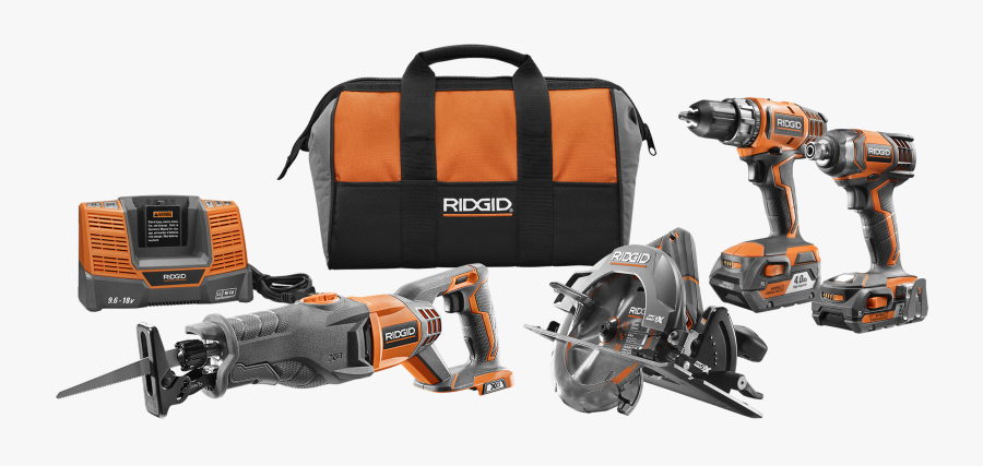 Transparent Handyman Clipart Png - Ridgid Nail Gun 18v, Transparent Clipart